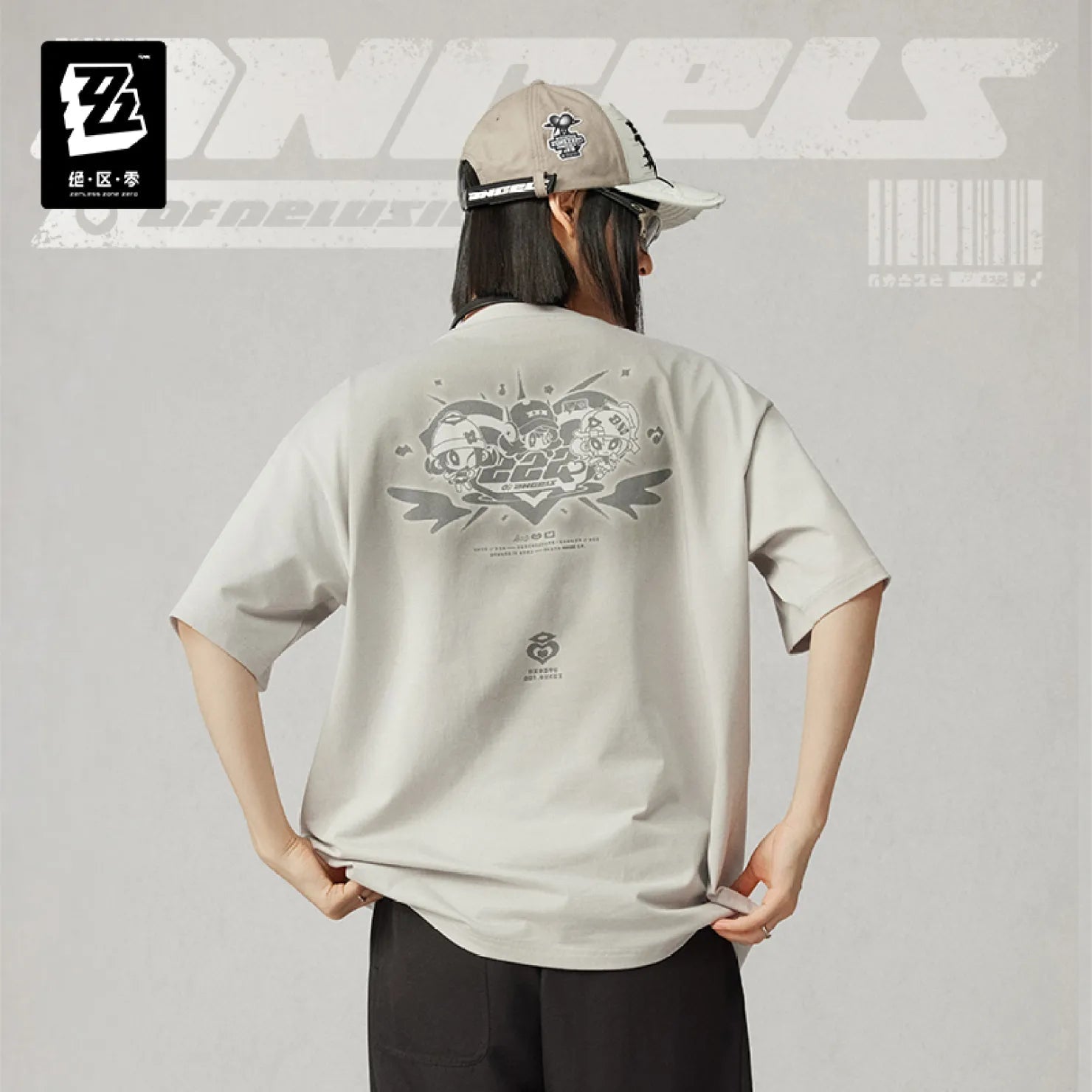 [OFFICIAL] ZZZ STUDIO Angels of Delusion Series T-Shirt - Teyvat Tavern - Genshin Impact & Honkai Star Rail & 3Z Merch