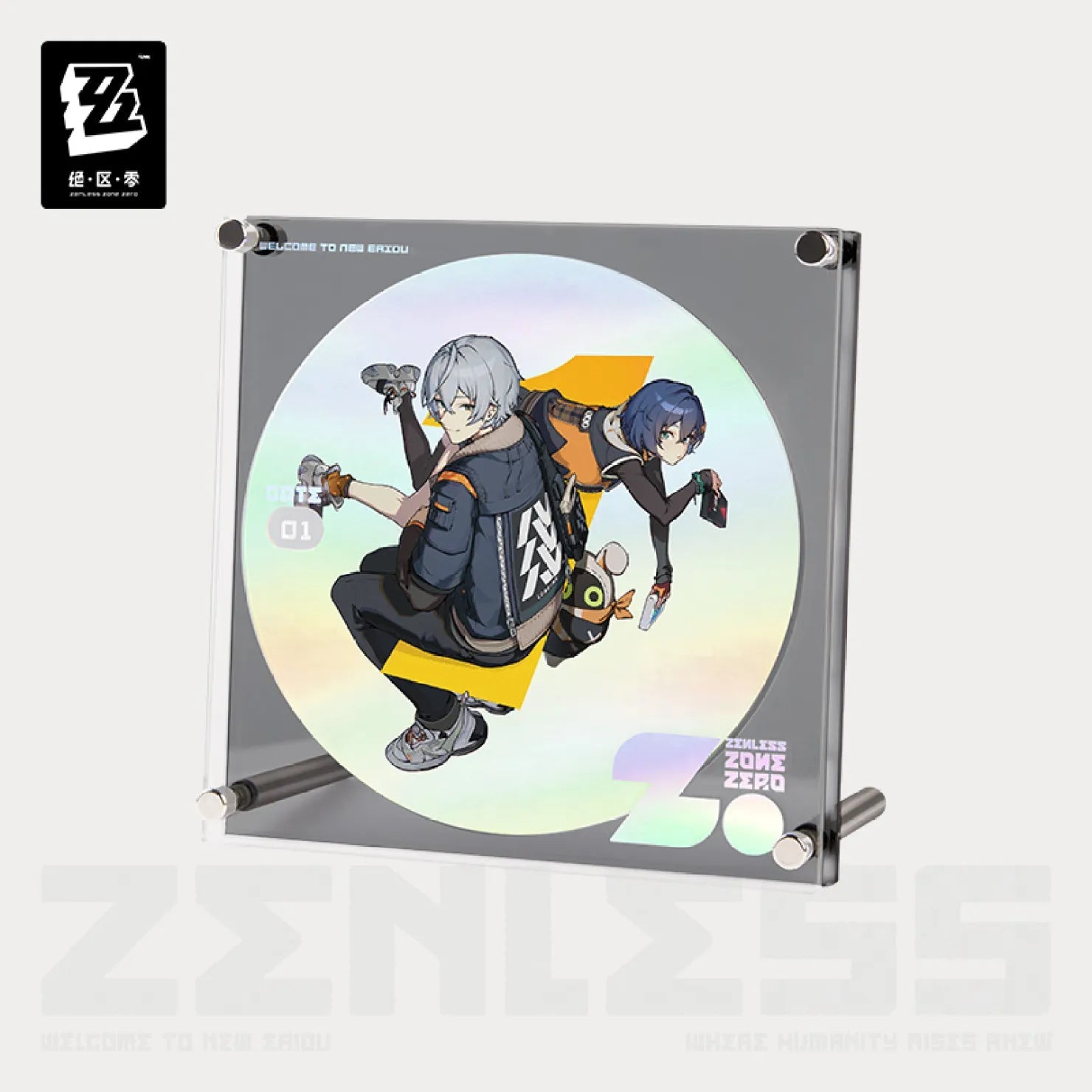 Official ZZZ Time Frequency Series Acrylic Perpetual Calendar Official ZZZ Time Frequency Series Acrylic Perpetual Calendar